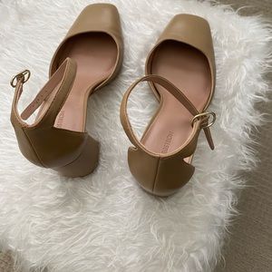 Nordstrom sandal : heel.  Wore once.